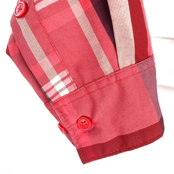 COLUMBIA Wm's L Omni-Shade Nylon Shirt Quick Dry Vented Fish Hike Camp Outdoors - Picture 6 of 12